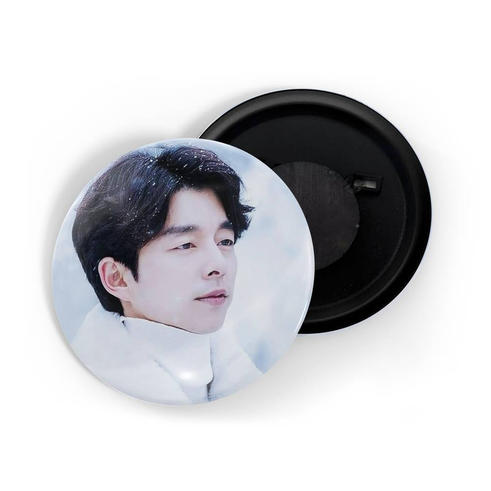 dhcrafts Fridge Magnet K-Drama Korean Actor Multicolour Gong Yoo D6 Glossy Finish Design Pack of 1